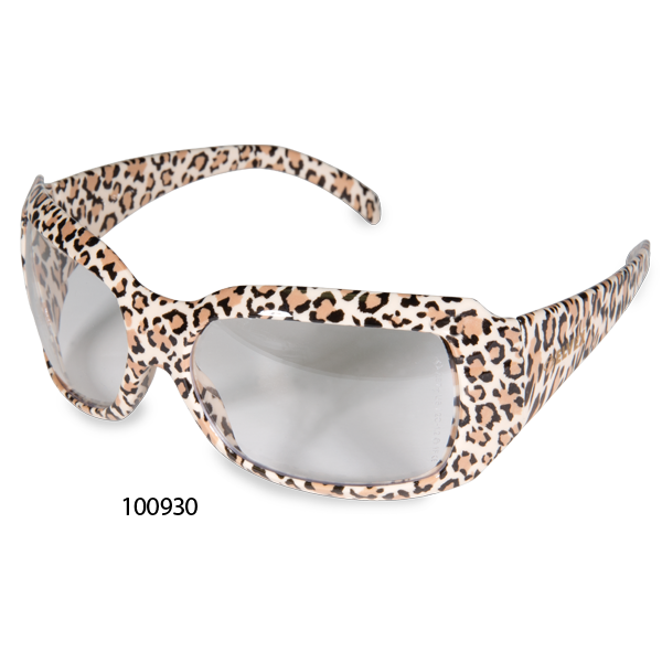 Hager Feline Protective Eyewear - Wraparound Safety Glasses, Leopard - 100931
