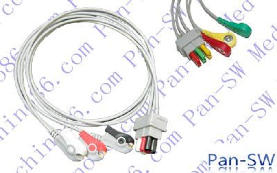 Datex-Ohmeda 300-Series Replacement Clip Leads - 300-Series Replacement Clip, L, IP, Red - 545358