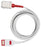 Masimo Corp Rainbow Acoustic Monitoring Cable - M20-10 Rainbow Acoustic Monitoring Patient Cable with Low Noise Cable Sensor, Red, 10' - 4253