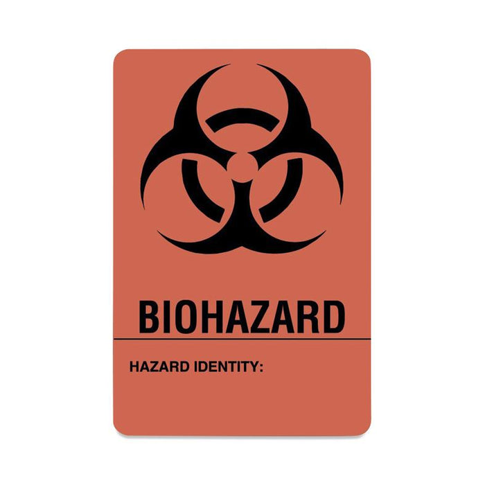 United Ad Label Hazard Warning Labels - LABEL, BIOHZRDIDFLRD3X2320/RL ...