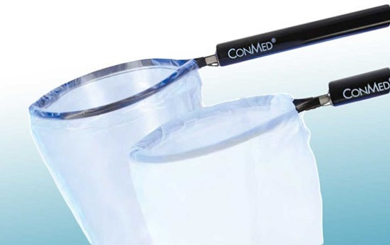 Conmed Disposable Laparoscopic Specimen Bags - Attached Memory Wire Bag, Polymer, 3" Diameter x 4" L, 120 mL - SB534