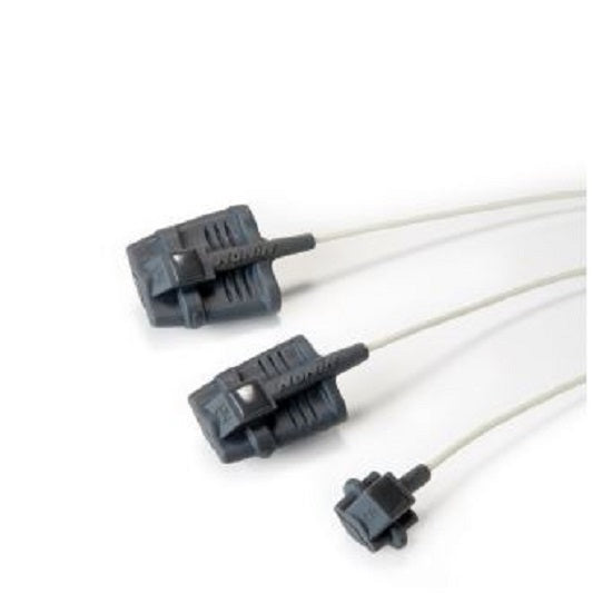 Nonin Medical PureLight 8000 Series Reusable Soft SpO2 Sensor - Reusable 8000 Series Finger Sensor, 3 m - 8000SM-3