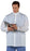 Medline Unisex ASEP Barrier Short Lab Coats - Resistat Unisex Lab Coat, Royal Blue, Size S - MDT0468989S