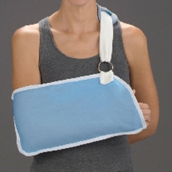 DeRoyal Arm Slings - Arm Sling, Light Blue, Size L - 1050048