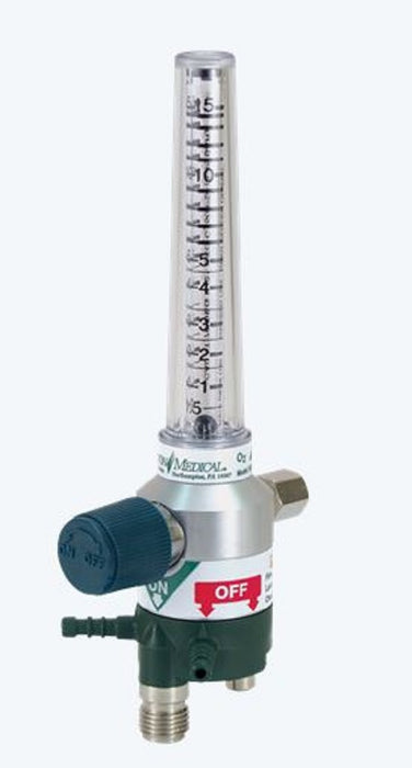 Precision Medical Oxygen Select Flowmeters - Oxygen Select Flowmeter with OHMEDA Back Adapter - 3MFA1005