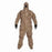 DuPont Tychem 5000 Coveralls with Attached Gloves - Tychem 5000 Coverall with Hood and Socks with Boot Flaps, Tan, Size S, Bulk Packed - C3185TTNSM000600