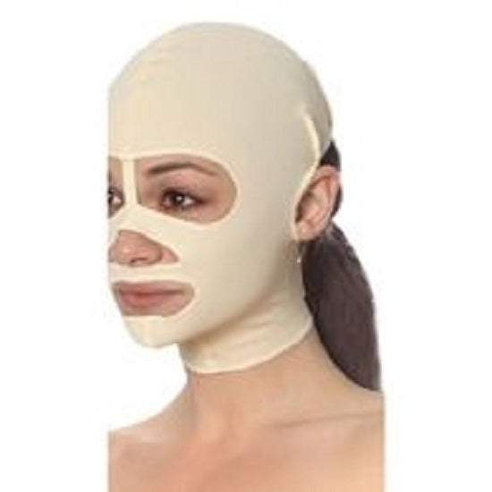 Marena Group Post-Surgical Facial Compression Masks - Post-Surgical Facial Compression Mask, Full-Coverage, Black, Size XL - FM500-XL-B