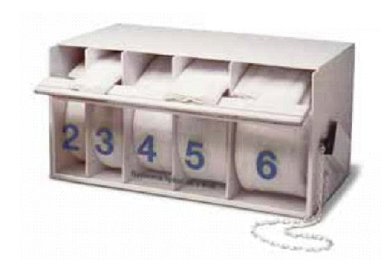 B Plaster Roll Immobilizer Dispensers - Plaster Roll Immobilizer Dispenser, 5 Compartments - GPS-5CD