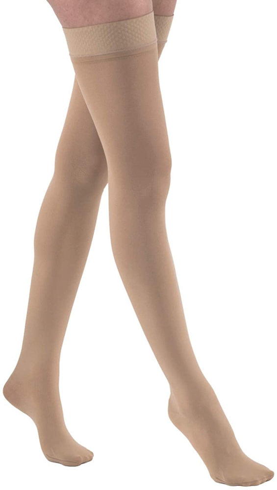 BSN 15-20mmJobstClsdToeThighHighStkings - STOK, RLF, THGH, PET, W/BND, CT, L, BEIGE, 15-20 - 114042