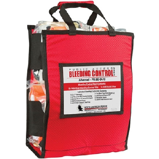 North American Rescue Bleeding Control Packs - Public Access Bleeding Control, Advanced, Vacuum-Sealed - 80-0470
