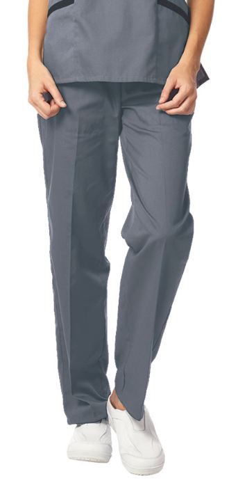 Fashion Seal Healthcare Women's Fashion Poplin Fashion Scrub Pant - Pewter