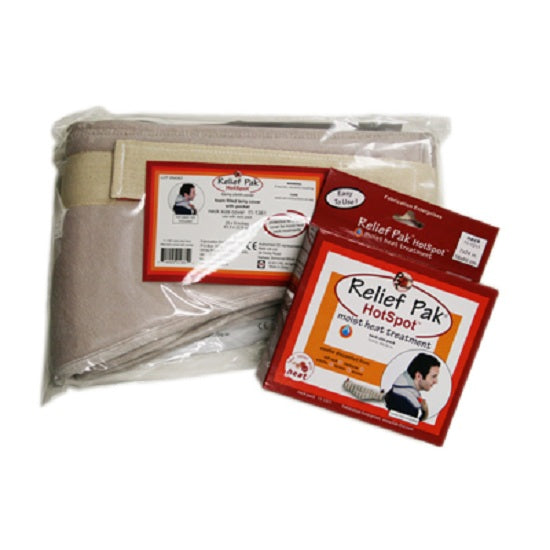 Fabrication Enterprises Inc Relief Pak Moist Heat Packs - Relief Pak Moist Heat Pack, Neck, Terry, Foam - 11-1301