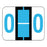 United Ad Products Alpha File Folder Labels - Alpha File Folder Labels, Letter O, Blue, 1-1/4" x 1" - ULAF1283O