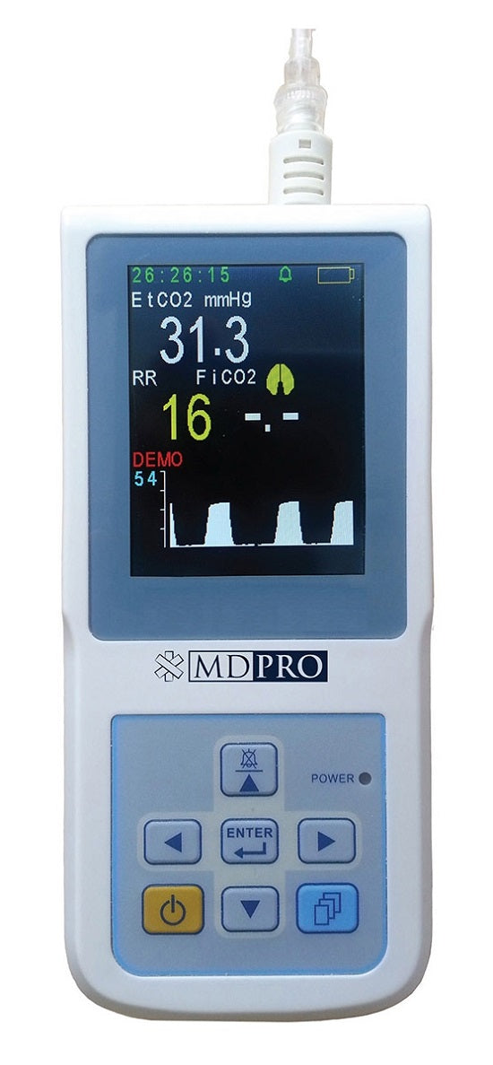 MDPRO Capnograph and Oximeter - Oximeter Capnograph, Handheld, Microca ...