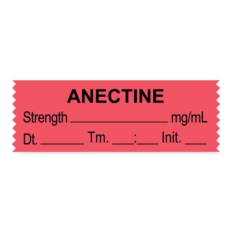 United Ad Label Anesthesia Tapes - Anesthesia Tape Labels, 1-1/2