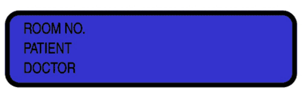 Briggs Corporation Chart ID Labels - LABELS, CHART, ID, ROLL, PATIENT BLUE - L-3517
