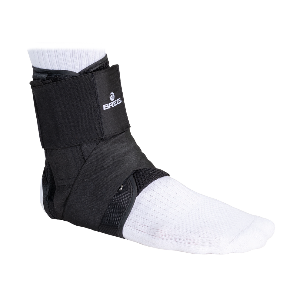 Breg Lace-Up Ankle Braces W/Stays - BRACE, ANKLE, LACE UP, XXL - 100621-060