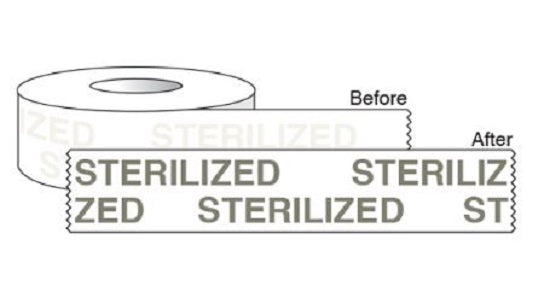 Shamrock Scientific Indicator Tape For Steam Autoclaves - Steam Autoclave Indicator Tape - SIT-34