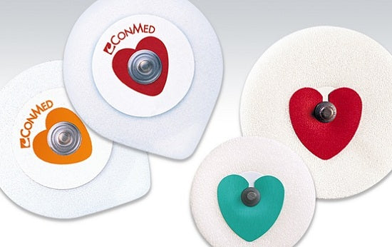 Conmed DynaTrace Foam ECG Electrodes - DynaTrace Foam ECG Electrode with Wet Gel Technology, 1 Pouch - 1500-001