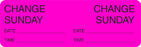 Briggs Change Day Labels - LABEL, CHANGE SUNDAY - L-2130