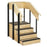 Clinton Industries One-Sided Staircase - Metron Value One-Sided Staircase, 24" L x 30" W x 24" H - 4-5501-30