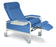 Winco INC Wide Care Cliner Clinical Recliners - Extra-Wide Vinyl Clinical Recliner, Steel Casters, Blueridge, TB133 - 6541-08-TB