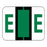 United Ad Products Alpha File Folder Labels - Alpha File Folder Labels, Letter E, Dark Green, 1-1/4" x 1" - ULAF1283E