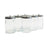 Graham-Field/Everest &Jennings Jar Sundry 7x4-1/4" Clear Flint Glass With Aluminum Cover Ea
