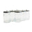 Graham-Field/Everest &Jennings Jar Sundry 7x4-1/4" Clear Flint Glass With Aluminum Cover Ea