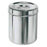 Polarware Jar Dressing 4-1/2x2-1/4" 0.28qt Slvr/Orng SS w/ SS Cvr Ea