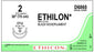 Ethicon Ethilon Sutures - Ethilon Suture, Black Monofilament, Size 2, 30", Double Arm, CT Needle - D6865
