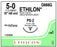 Ethicon Precision Point Nonabsorbable Nylon Surgical Monofilament Suture - Precision Point Nonabsorbable Nylon Surgical Monofilament Suture, Green, 5/0, 18", PS-2 Needle - G666G