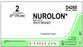 Ethicon Nurolon Nylon Sutures - Nurolon White Braided Nylon Nonabsorbable Suture, No Needle, 8 x 27", Size 2 - D4265