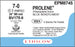 Ethicon Prolene Blue Needled Sutures - SUTURE, 7-0 4-24IN PROLENE BLU MONO DA, VA - EPM8745