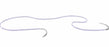 Ethicon Stratafix Knotless Tissue Control Devices - Stratafix Spiral PDO Suture, Violet, Size 0, 24 cm x 24 cm, with Double Armed MH Needles, 36 mm - SXPD2B410