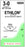 Ethicon Precision Point Nonabsorbable Nylon Surgical Monofilament Suture - Precision Point Nonabsorbable Nylon Surgical Monofilament Suture, BLACK, 3/0, 30", PSLX Needle - 1683H