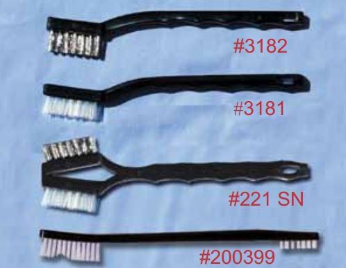 Healthmark Toothbrush-Style Instrument Cleaning Brushes - DBD-BRUSH, CLEANING, NYLON BRISTLES - 3181-P