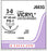 Ethicon Coated Vicryl (polyglactin 910) Suture b - SUTURE, 3/0 18 CTD VIC UND BR PS-, VA - J683G