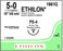 Ethicon Precision Point Nonabsorbable Nylon Surgical Monofilament Suture - Precision Point Nonabsorbable Nylon Surgical Monofilament Suture, Pliabilized, Black, 5/0, 18", PS-4 Needle - 1661G