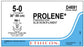 Ethicon Prolene Sutures - Prolene Monofilament Suture, Blue, Size 5-0, 36", Single Arm, OS-8 Needle - D4691