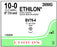 Ethicon Ethilon Taper Point Sutures - Ethilon Monofilament Suture, Black, 5", Size 10/0, BV75-4 Needle - 2850G
