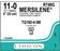 Ethicon Micropoint Spatula Mersilene Non-Absorbable Sutures - Mersilene Suture, Green Monofilament, Size 11/0, 8" - R749G