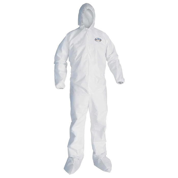 Kappler Zipper Closure Coveralls - Zip Coveralls with Hood and Boots, Size S / M - MNH-36-00-BUSM/MD
