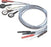 Cardinal Health DIN Leadwires - D-3A1110 DIN to Snap Leadwire, 18", Red - 31244398A