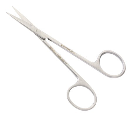 Cooper Euro-Med Straight Iris Scissors - SCISSOR, IRIS, STRAIGHT, SS, 4.5" - 62140
