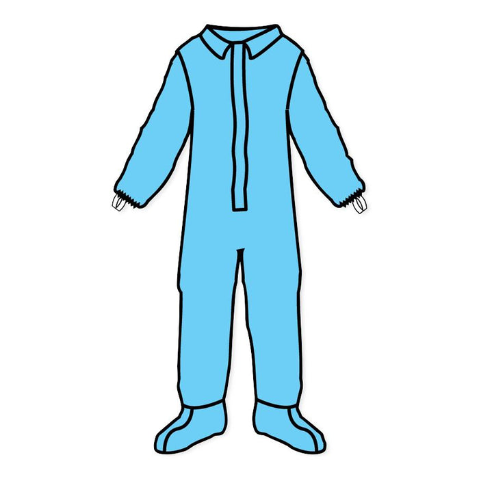 Kappler Provent Plus Coveralls - Provent Plus Coveralls, Blue, Size 4XL - PPH461BU—4XVS