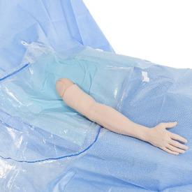 Halyard Health Shoulder Drapes - Shoulder Drape, Orthopedic, Non-Sterile, 160" x 102" - 79070