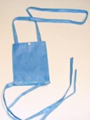 Kangaroo Medical Products Telemetry Transmitter Pouches - Telemetry Transmitter Pouch with 4 Straps, White, 5" x 6", Deluxe - TEL-108W