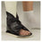 Deroyal Industries  Boot Cast Vinyl Black Rocker Sole 13x5.5" Size X-Large Ea