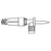 B Braun Medical  Pin Dispensing Mini-Spike ULTRASITE 2 Way Valve 50/Ca